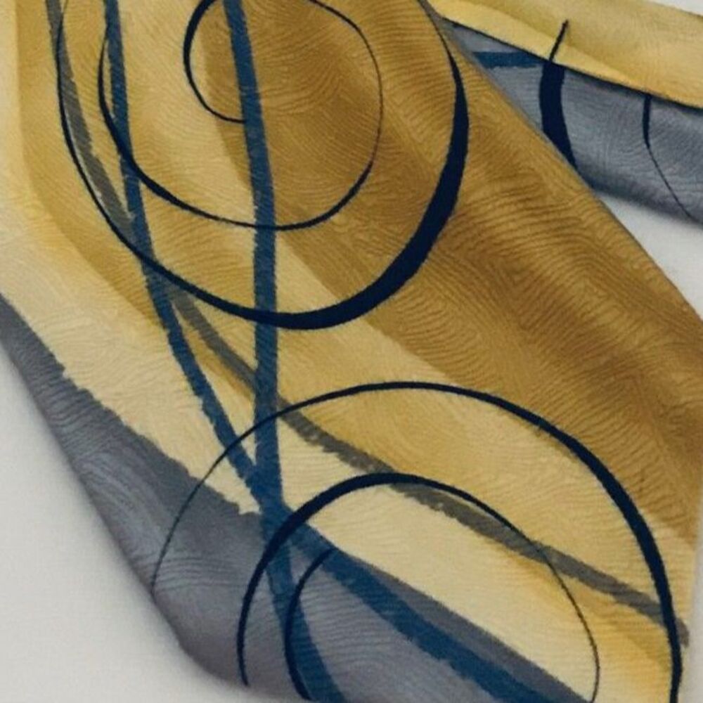 #1621 VTG J GARCIA TIDAL WAVE NECKTIE 58 IN X 4 IN